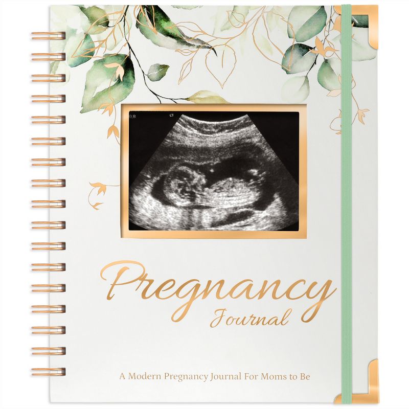 KeaBabies Pregnancy Journal, Pregnancy Announcements, 90 Pages Hard Cover Pregnancy Book For Mom To Be Gift, 1 of 10
