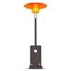 Outdoor Heater, 48,000 Portable Backyard Fireplace with Lid for Patio,Backyard,Balcony Propane Outdoor Patio with Wheels,Double Stainless Steel Heater - 3 of 4