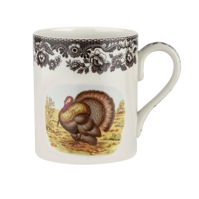 Spode Woodland Mug, 16 Oz Coffee Mug with Handle for Hot Beverages, Made from Fine Porcelain, Turkey