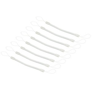 Unique Bargains Retractable Spring Coil Strap Flexible Badge Lanyards 8 Pcs - 1 of 4