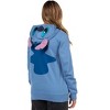 Disney Women's Lilo & Stitch I Am Stitch Costume Sweatshirt Zip Hoodie - 4 of 4