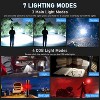 MaseiKar Flashlights High Lumens Rechargeable, 2 Pack LED Flashlight 2000 Lumen, Super Bright Flash Light Battery Powered with 7 Light Modes - 3 of 4