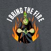 Women's - Disney Villains - Hades I Bring The Fire Graphic Racerback Tank - 2 of 4