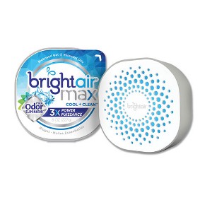 BRIGHT Air Max Odor Eliminator Air Freshener, Cool and Clean, 8 oz Jar - 1 of 4