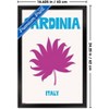 Trends International Reinders: Destinations - Destination Sardinia Framed Wall Poster Prints Black Framed Version 14.725" x 22.375" - 3 of 4