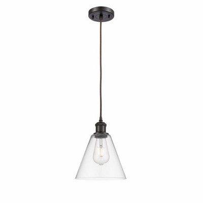 Berkshire - 1 Light Mini Pendant In Industrial Style-11.75 Inches Tall and 8 Inches Wide
