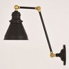 Vaxcel Alexis 1 - Light Swing Arm Lamp in  Oil Rubbed Bronze/Satin Gold - 2 of 4