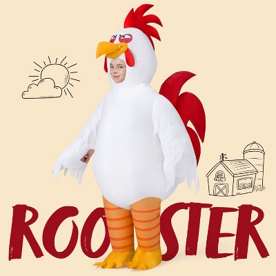 Joyfy Halloween Inflatable Rooster Costume for Kids – Hilarious Halloween Chicken Outfit