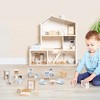 ROBOTIME Dollhouses, Pretend Play Set Dollhouse with Accessories, Wooden Toy for Kids, Multicolored, 6.8"*5.2"*1.1" - 2 of 4