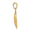 Black Bow Jewelry 14k Yellow Gold Soccer Ball Pendant, 18mm - 2 of 4