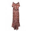 Women's Adorable Floral Printed Wide Leg Tube Jumpsuit - Illa Illa - 2 of 3
