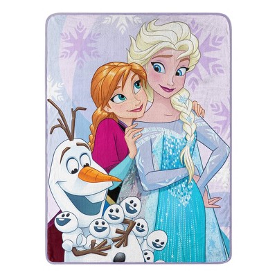 Northwest Frozen, Snow Hugs Micro Raschel, 46" x 60" Throw Blanket
