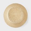 Straw Bucket Hat - A New Day™ Beige - 3 of 4