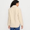 Lands' End Women's Fleece High Pile Quilted Jacket - 2 of 4