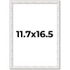 PosterPalooza | Textured White Picture Frame - UV Acrylic, Foam Board Backing, Hanging Hardware - 2 of 4