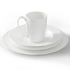 Meritage Eva 16 Piece Wavy Edge Bone China Dinnerware Set in White - 2 of 4