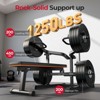 FEIERDUN 3-Grip U-Handles Chest Press Machine, 1250LBS Heavy-Duty Bench Press with Independent Converging Arms - 2 of 4