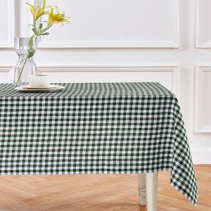 Solino Home Linen Gingham Check Tablecloth - 1 of 4