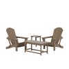 WestinTrends  4-Piece Outdoor Paio Adirondack Conversation Set - 3 of 4