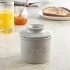 Butter Bell® Crock - Matte Stone Retro Ceramic Butter Keeper, Neutral Café Style Butter Dish for Spreadable Butter Without Refrigeration - 4 of 4
