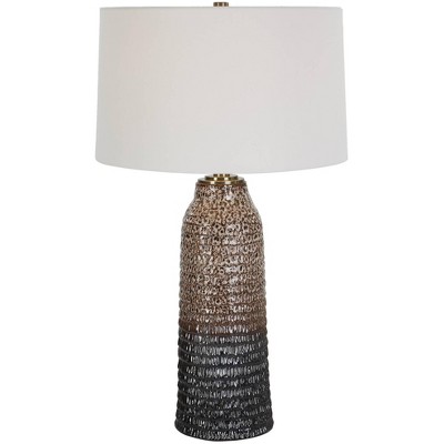 Uttermost Padma 31" High Ivory Chocolate Ombre Ceramic Table Lamp