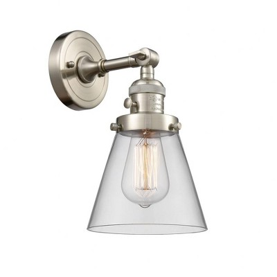 Cone - 1 Light Wall Sconce In Industrial Style-10 Inches Tall and 6.25 Inches Wide