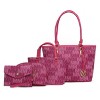 MKF Collection Alexy M Signature Tote Purse Handbag Women’s Set Vegan Leather by Mia K. - 2 of 4