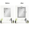 Amanti Art Mirror Makeover Bathroom Mirror Frame Border Kit - Fully Assembled Peel and Stick Frame - Mirror NOT Included - Flair Trim - 4 of 4