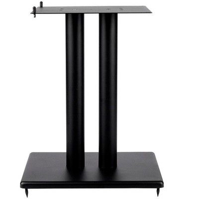 Monolith 18in Black Steel Speaker Stand with Adjustable Top Plate