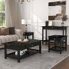 4pc Minsay Transitional Faux Marble Top Storage Coffee Table Set - HOMES: Inside + Out - 2 of 4