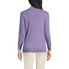 Lands' End Women's Relaxed Cotton Long Sleeve Mock Turtleneck - 2 of 3
