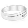 Pompeii3 Mens Cut Diamond Wedding Ring 1/6cttw 10K White Gold High Polished Channel Set - 2 of 4