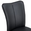 GlasFlength Accent Chairs Contemporary Minimalist Design Ergonomic Cushioned Seating Four Chairs For Living Spaces, Black, 17.3"*17.7"*35" - 4 of 4