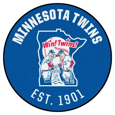 MLB Minnesota Twins 27"x27" 1978 Retro Collection Roundel Rug