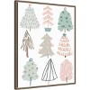 Amanti Art 23"x28" Christmas Tree Sketchbook I by June Erica Vess Framed Canvas Wall Art - 2 of 4
