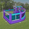 Sunny & Fun Hoop N’ Slide Inflatable Bounce House with Basketball Hoop & Slide - 2 of 4