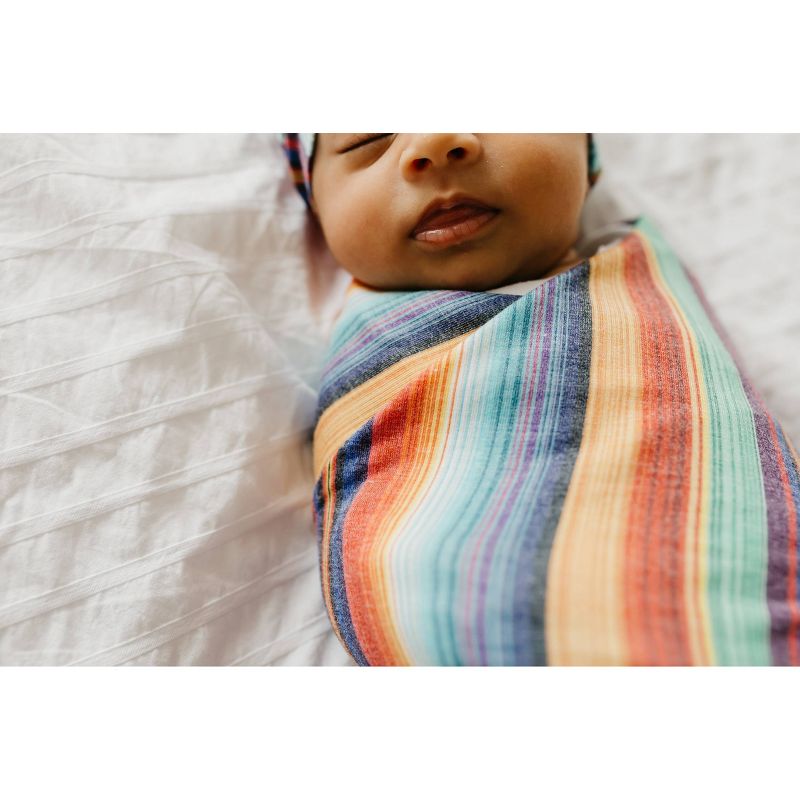 Copper Pearl Bloom Knit Swaddle Blanket, 5 of 8
