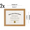 Americanflat Diploma Frame with shatter-resistant glass - Available in a variety of sizes - 3 of 3