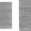 Knightsbridge Stylish And Comfortable All Season Traditional Wide Cut Design Cotton Bath Rug 20" X 30" Silver - 4 of 4