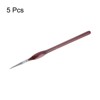 Unique Bargains Detail Nylon Hair Miniature Painting Brush 5 Pcs - 3 of 4