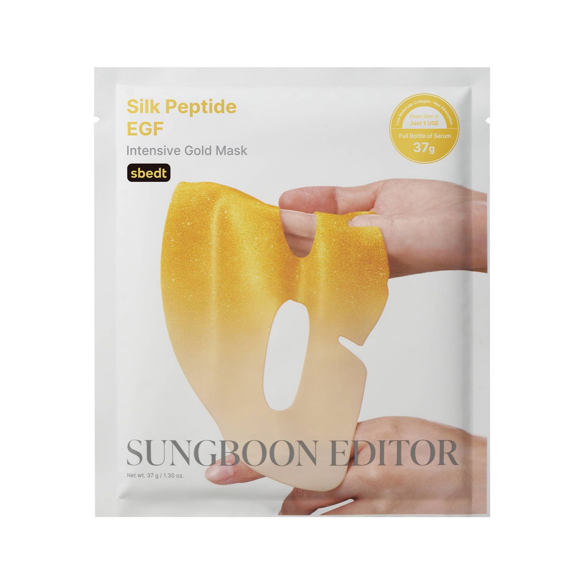 SUNGBOON EDITOR Gold Silk Peptide EGF Gold Intensive Facial Mask - Travel Size