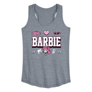 Women's - Barbie - Barbie Jersey Graphic Racerback Tank - 1 of 3