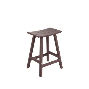 WestinTrends Outdoor Patio Adirondack Counter Height Stool Chair - 1 of 4