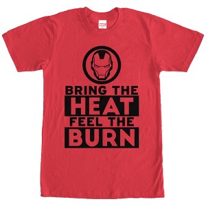 Men's Marvel Iron Man Feel the Burn T-Shirt - 1 of 4