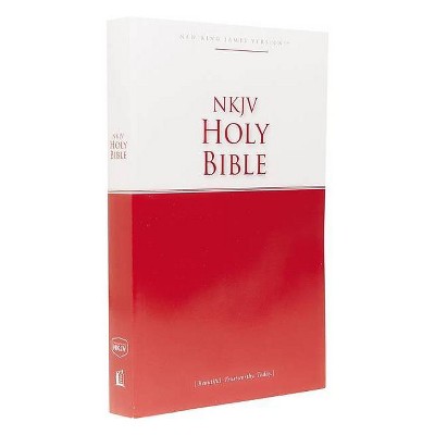 Economy Bible-NKJV - by  Thomas Nelson (Paperback)