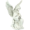 Northlight 13" Kneeling Praying Angel Religious Outdoor Patio Garden Statue - Gray - 3 of 4