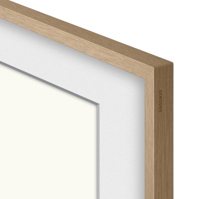 Modern Teak Customizable Bezel for 50" Samsung Frame TV