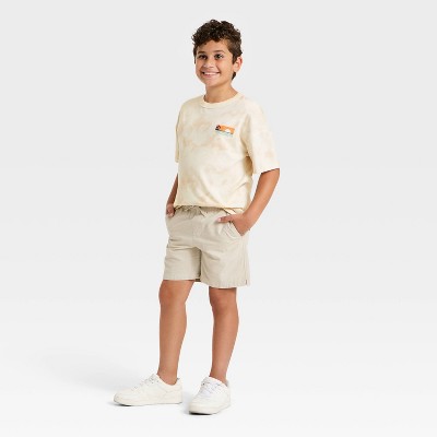 Cat & Jack Boys' Short Sleeve 'Chill Days in the Sun' Graphic T-Shirt - Cat & Jack™ Off-White M — фото 3