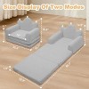 Tiara-Shaped Convertible Dog Bed And Sofa, 22.8"×18.8"×15.7", W/ Plush Cushion & Machine-Washable Cover, Stylish Colors - 2 of 4