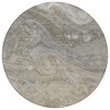 Taupe Beige And Ivory Abstract Washable Indoor Outdoor Area Rug - 4 of 4